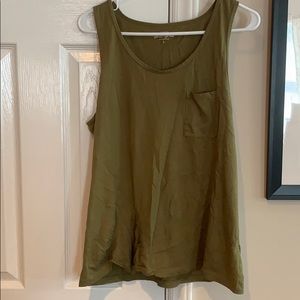 Green J. Crew Tank